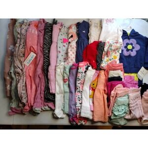 Baby girl spring clothing lot size 9 months